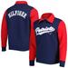Men's Tommy Hilfiger Navy/Red New England Patriots Aiden Quarter-Zip Sweatshirt