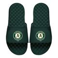 Men's ISlide Dark Green Oakland Athletics Primary Logo Slide Sandals