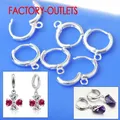 Boucles d'oreilles créoles en argent regardé 925 véritable pour femmes résultats de bijoux