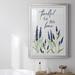 Ophelia & Co. Thankful For This Home Premium Framed Print - Ready To Hang Paper, Solid Wood in Blue/Green/White | 24.5 H x 18.5 W x 1 D in | Wayfair