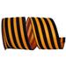 The Holiday Aisle® Box Net Jute Nestle Wired Ribbon Fabric in Black/Orange | 2.5 H x 4 W x 4 D in | Wayfair CF2A5905C0034530BBE1CBEB61E23AC2