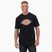 Dickies Men's Short Sleeve Tri-Color Logo Graphic T-Shirt - Black Size Lt (WS22A)
