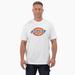 Dickies Men's Short Sleeve Tri-Color Logo Graphic T-Shirt - White Size (WS22A)