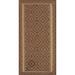 Geometric Kilim Oriental Runner Rug Hand-woven Reversible Wool Carpet - 3'2" x 6'6"