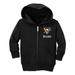 Toddler Chad & Jake Black Pittsburgh Penguins Personalized Full-Zip Hoodie