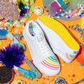 Vans Shoes | Nib Vans X Flour Shop Old Skool Rainbow Shoes | Color: White | Size: 10