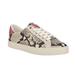 Nine West Shoes | New In Box Nine West Best Casual Snakeskin Sneakers With Pink Accents Women’s 10 | Color: Tan | Size: 10