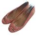 Coach Shoes | Coach Salmon Suede Leather Flats | Color: Pink/Tan | Size: 9