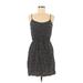 Old Navy Casual Dress - Mini: Black Marled Dresses - Women's Size Medium