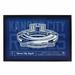 Kansas City Royals 16'' x 23'' Stadium Glass Framed Sign