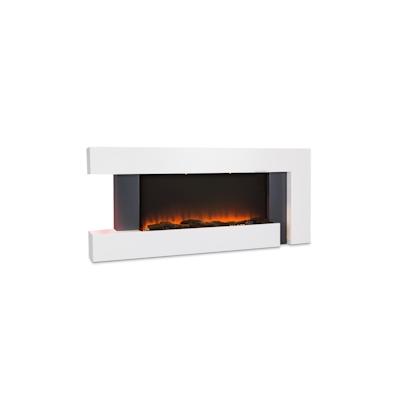 KlarsteinStudio Light & Fire 2 Smart Kamin 1000/2000W MDF WiFi-SteuerungWeiß Image