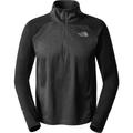 The North Face Herren 1-4 Zip Run Fleece Longsleeve (Größe XL, schwarz)