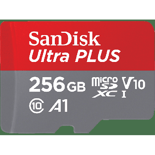 SANDISK Ultra® PLUS microSDXC™‐UHS‐I‐Karte, Micro-SDXC Speicherkarte, 256 GB, 160 MB/s