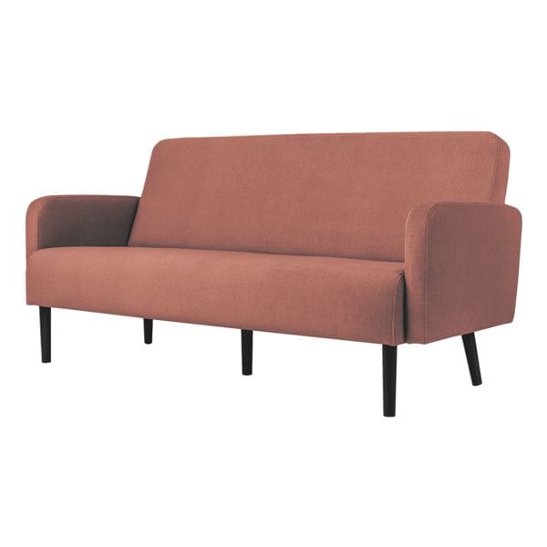 meet 3-Sitzer-Sofa »Lisboa« Stoffbezug braun, 176x83x55 cm Image