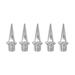 5pcs Track Spikes 13.5mm Steel Long Nail for Track Shoes, Silver Tone - Silver Tone