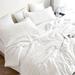 Chunky Bunny Faux Fur Coma Inducer Oversized Comforter Set Polyester/Polyfill/Microfiber in White | King Comforter + 2 King Shams | Wayfair