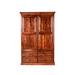 Forest Designs Moslo Armoire Wood in Brown | 72 H x 48 W x 21 D in | Wayfair 3071BN-MODG