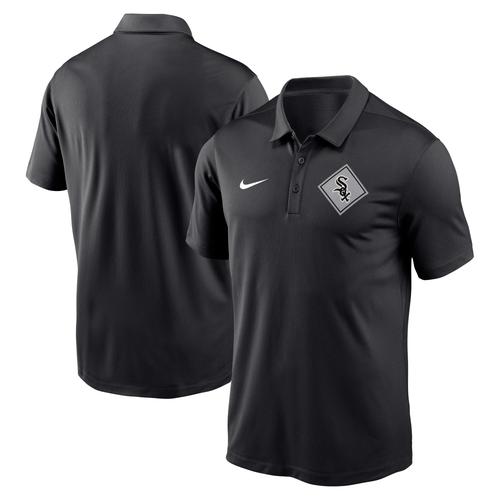 Nike Black Chicago White Sox Diamond Icon Franchise Performance-Poloshirt für Herren