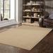 Brown 91 x 63 x 0.16 in Area Rug - Bayou Breeze Cinar Machine Woven Polypropylene Area Rug in Sand Polypropylene | 91 H x 63 W x 0.16 D in | Wayfair