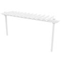 Vita Plastic Hammock Stand Plastic in White | 94.75 H x 206.25 W x 60 D in | Wayfair VA64550