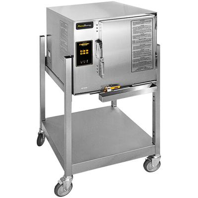 AccuTemp E62401E060 SGL Evolution 6 Pan Stand-Mounted Electric Boilerless Steamer - 240V, 6kW