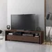 Techni Mobili Elegant Tv Stand For Tv's Up To 75" With Storage, Hickory