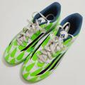 Adidas Shoes | Adidas Youth Running Lace Up Shoes Round Toe Geometric White/Green 5.5 | Color: Green | Size: 5.5bb