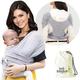 Baby Sling Baby Carrier Easy 100% Cotton Baby Carrier Fabric Blanket Kangaroo Baby Carrier Baby Carrier Baby Carrier Sling Baby List Newborn Gift Unisex (M)