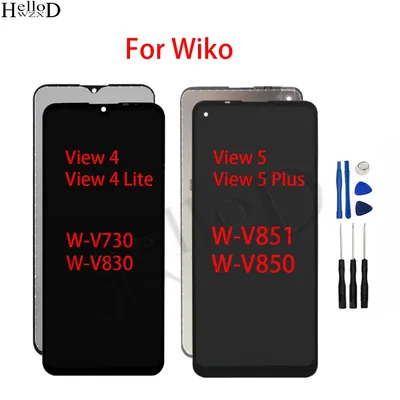 Bloc écran tactile LCD de remplacement pour Wiko View 4 Lite 5 Plus