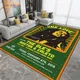 Bob Marley Reggae Music Style jamaïcain grand espace musical lea tapis pour salon chambre à