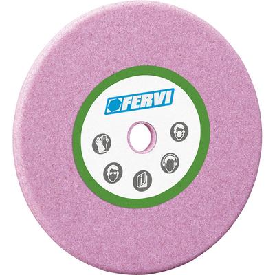 Fervi - schleifstein körnung 80 schleifscheibe edelkorund ø 145x4,7x22,3 mm M162 Image