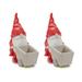 Gnome w/Wheel Barrow (Set of 2) - 6.75 x 11 x 15.5