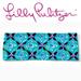 Lilly Pulitzer Accessories | Lilly Pulitzer Chilly Lilly Button Up Headband Onyx Lets Get Wild Border | Color: Black/Blue | Size: Os