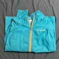 Columbia Jackets & Coats | Girls Turquoise Columbia Windbreaker Raincoat Size M (10-12) | Color: Blue | Size: Mg