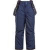 Skihose ZIGZAG "Soho", Kinder, Gr. 152, EURO-Größen, blau (dunkelblau, blau), 88% Polyester, 12% Elasthan, unifarben, casual, lang, Hosen, mit abnehmbaren Hosenträgern