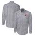 Men's Cutter & Buck Charcoal Western Kentucky Hilltoppers Easy Care Stretch Gingham Big Tall Long Sleeve Button-Down Shirt