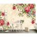 GK Wall Design Flower Bohemian Blossom 6.25' L x 112" W Paintable Wall Mural Vinyl | 204 W in | Wayfair GKWP000189W204H114_V