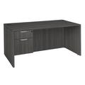 Regency Legacy Executive Desk w/ Single Pedestal Drawer Unit Wood in Gray | 29 H x 60 W x 30 D in | Wayfair LSP6030AG