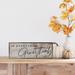 Trinx In Everything Give Thanks Whitewash Wood in Brown | 16 H x 48 W x 1.5 D in | Wayfair 76C21FC203894C439066DB0824D9CB04