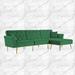 Rosdorf Park Gesuino 110.2" Velvet Rolled Arm Sofa in Green | Wayfair 27F38393621F43D98316434E83848C04