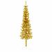 The Holiday Aisle® Christmas Tree Decoration Slim Artificial Half Xmas Tree w/ Stand | 1.3 D in | Wayfair 5C8323B2E25641B985B4237576B8E582