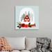 The Holiday Aisle® Snow Globe Village Holiday Santa IV - Wrapped Canvas Painting Canvas | 30 H x 30 W x 1.75 D in | Wayfair