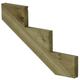 Plus Danemark - Limon 3 marches pour escalier de jardin en bois autoclave classe 4