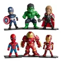 Disney-Figurine d'action Marvel pour enfants SpidSuffolk MEDK modèle d'anime Iron Man Thor