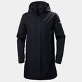 Helly Hansen Impermeabile Isolante Lungo Aden Donna Blu Navy L