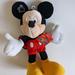 Disney Other | Disney Mickey Mouse Bendable Plush New Applause Disney With Tags | Color: Black/Red | Size: Os