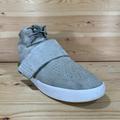 Adidas Shoes | Adidas Tubular Invader Strap Shoes # Bb5040 Suede Upper Men’s 11.5 Grey Sesame | Color: Gray | Size: 11.5