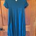 Lularoe Dresses | Lularoe Beautiful Blue Carly Dress | Color: Blue | Size: Xs