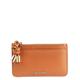 Ted Baker Mova Knotted Leather Detail Zip Card Coin Holder Purse Wallet in Brown Tan