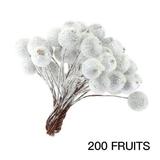 200pcs Artificial Fruit Berries DIY Fruit Garland Wreath Home Party DIY Foam Fake Berries Decorations